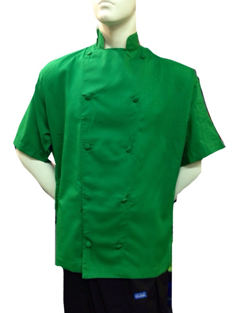  Chefskin -BEAUTIFUL CHEFSKIN CHEF JACKET IN GREEN 