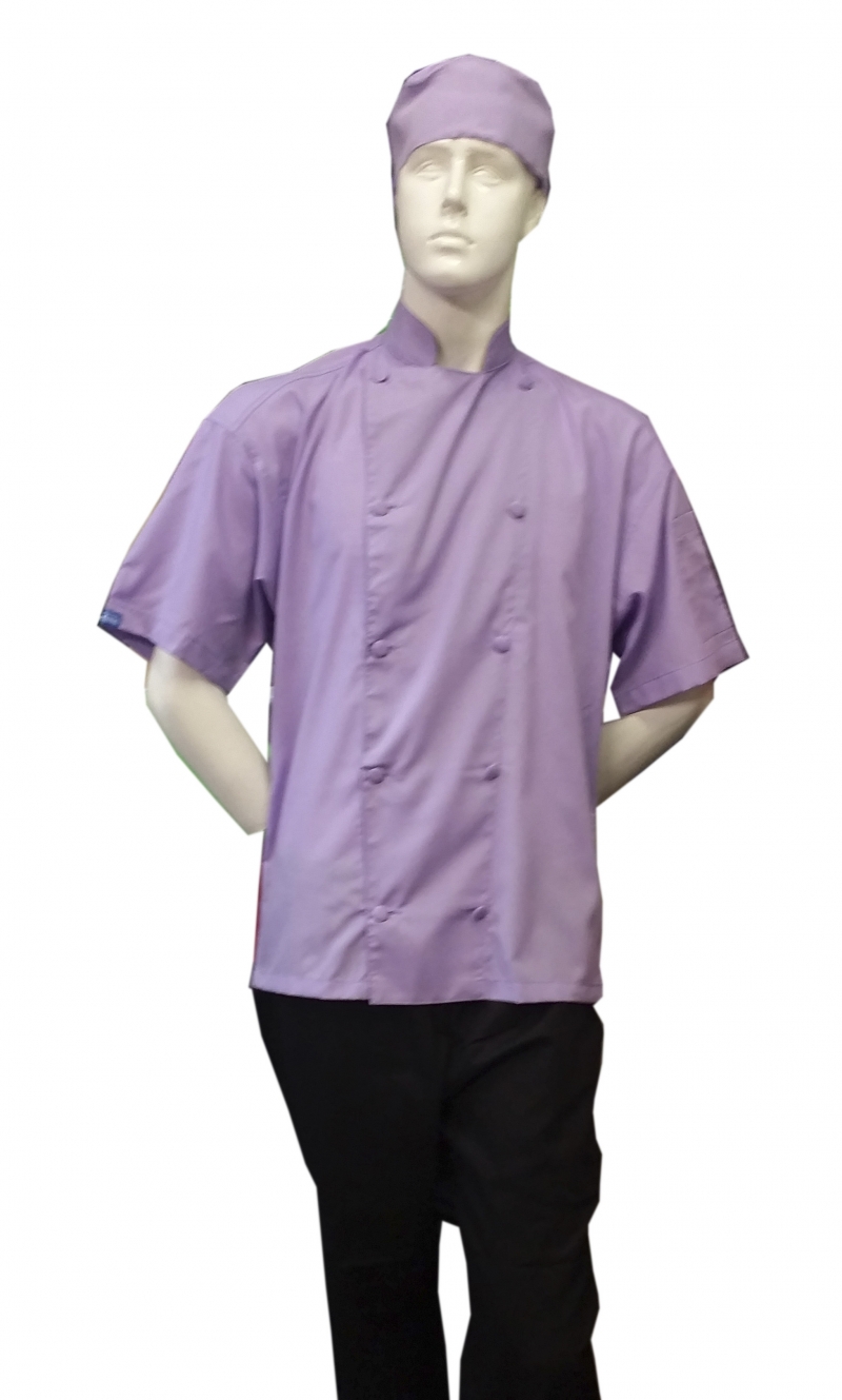  Chefskin -SHORT SLEEVE LIGHTWEIGHT JACKET - LAVENDER 
