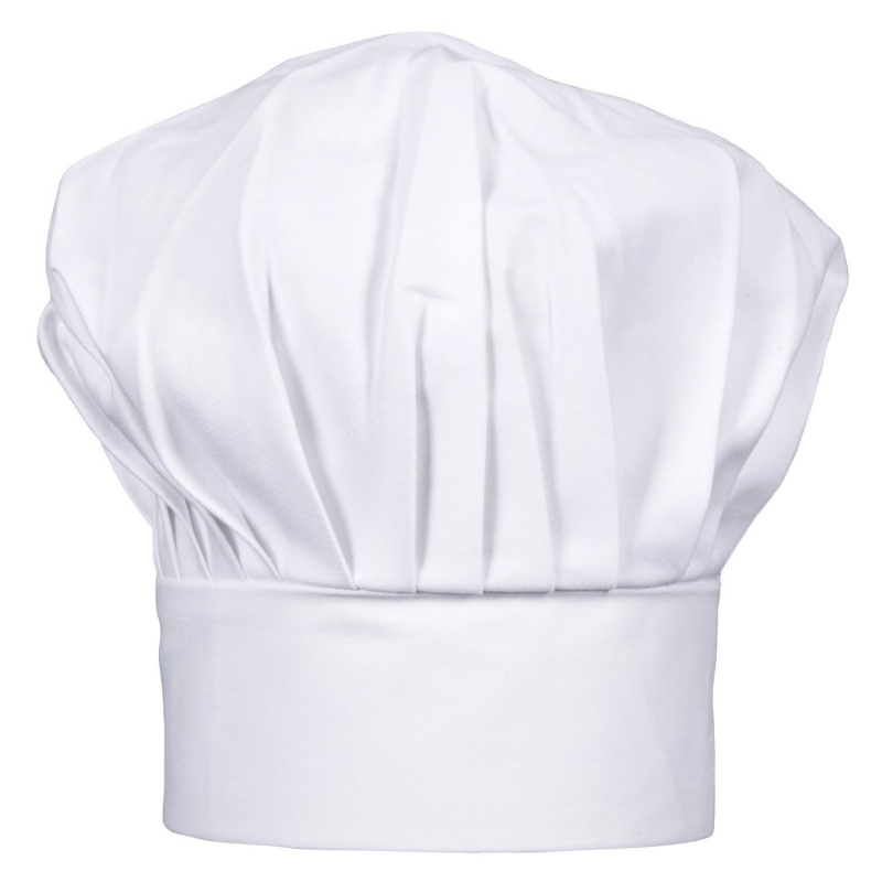  Chefskin -Baby Toddler White Chef Hat, adjustable with Vel cro on the back 